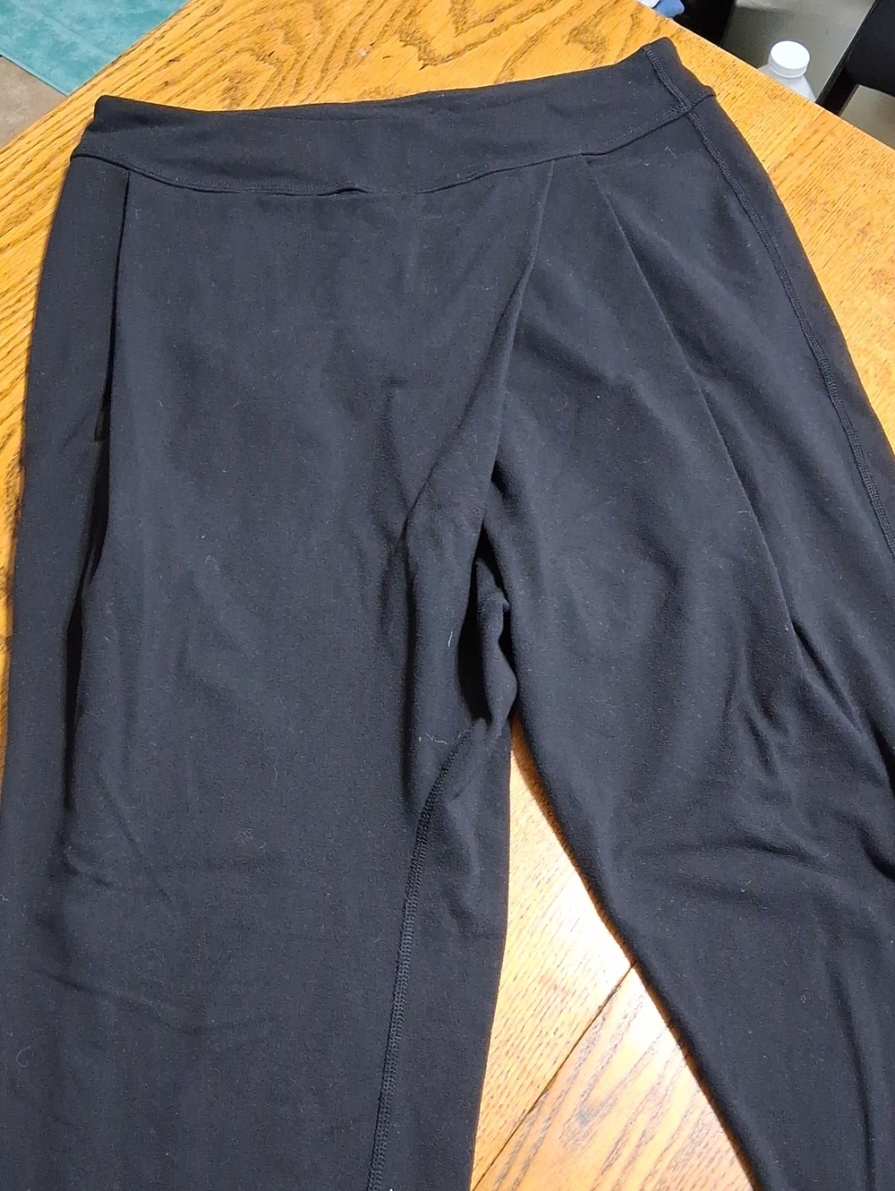 LULULEMON Pants Womens BLACK Waist 25 Inches Pants Activewear Preowned STRETCH